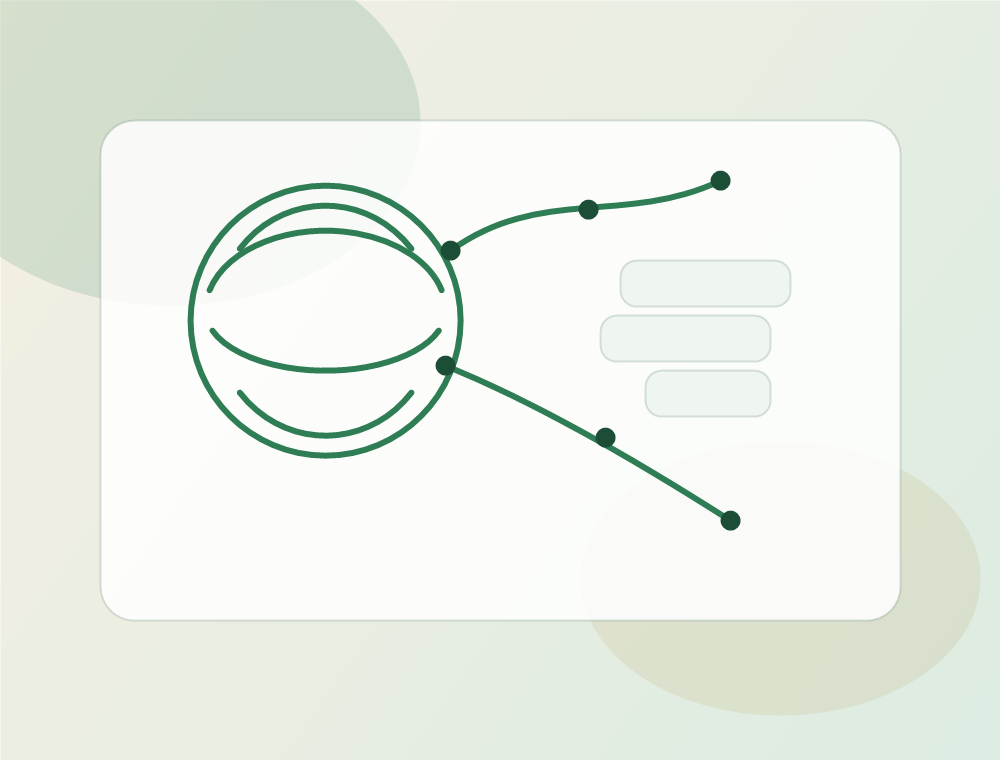 绿茶加速器智能分流与节点路由插画